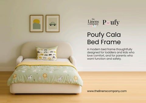 Poufy Cala Bed Frame