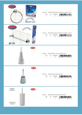 PLASTICA MULTIFUNZIONE - ACCESSORI BAGNO E BILANCE 第 16 页