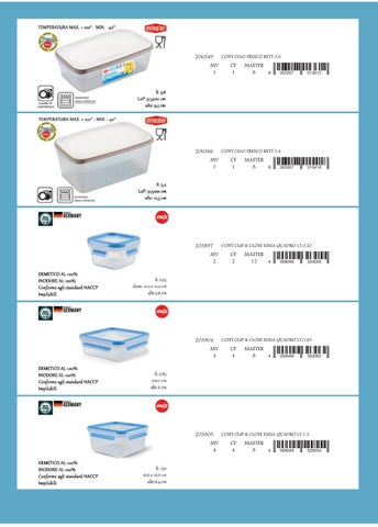 PLASTICA MULTIFUNZIONE - CONTENITORI E BARATTOLI 第 5 页