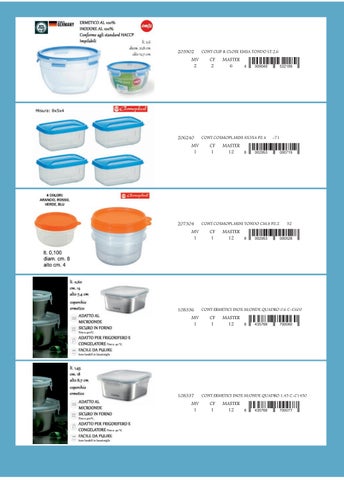 PLASTICA MULTIFUNZIONE - CONTENITORI E BARATTOLI 第 8 页