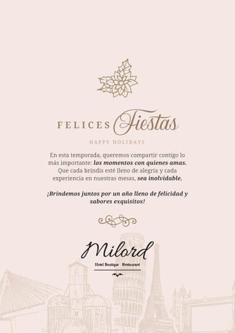 Carta Milord Fiestas 2025