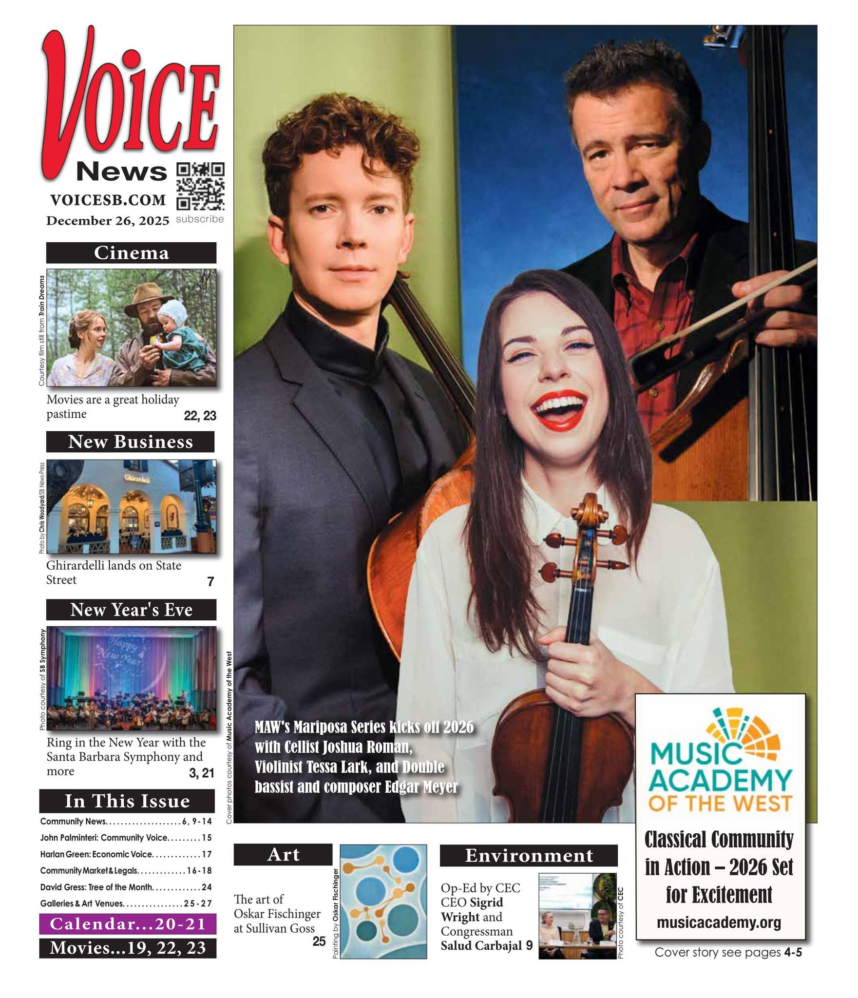 VOICE Magazine: December 26, 2025 by Voice Magazine / CASA - Issuu