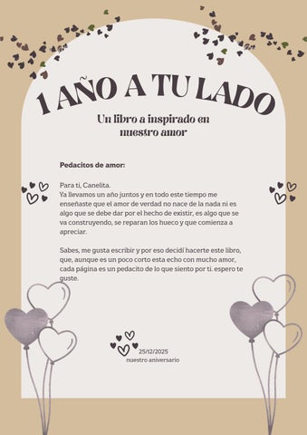 Aniversario 1 año