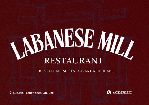 Best Lebanese Restaurant in Abu Dhabi – A Complete Food Lover’s Guide