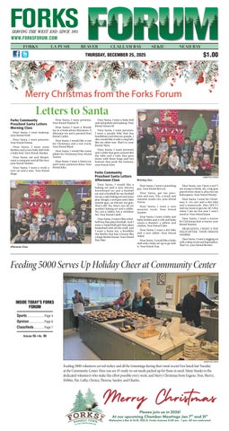 Forks Forum, December 25, 2025