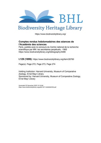 C. R. 129, 272–274 (1899)