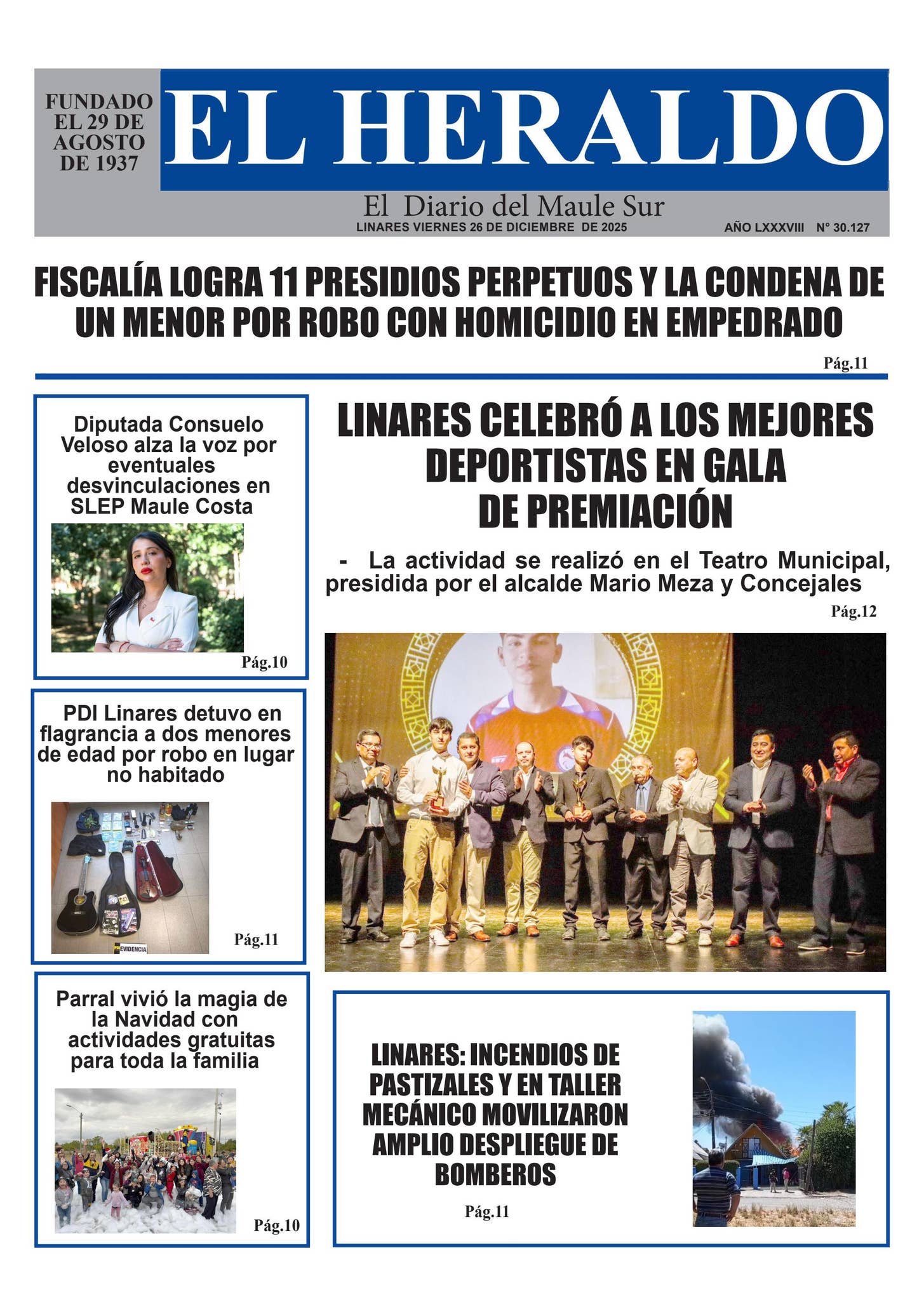 Viernes 26 de diciembre 2025