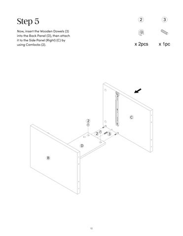Paige 床头柜 Instruction Sheet 32750 第 10 页