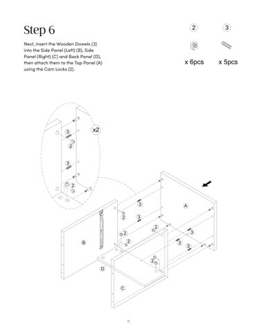 Paige 床头柜 Instruction Sheet 32750 第 11 页