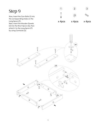 Paige 床头柜 Instruction Sheet 32750 第 14 页