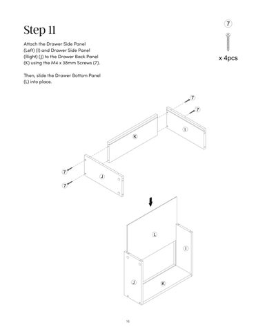 Paige 床头柜 Instruction Sheet 32750 第 16 页