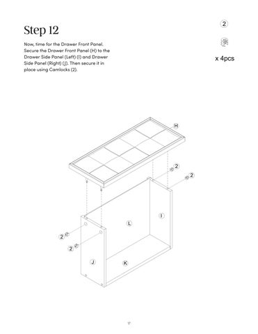 Paige 床头柜 Instruction Sheet 32750 第 17 页