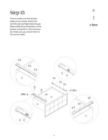 Paige 床头柜 Instruction Sheet 32750 第 18 页