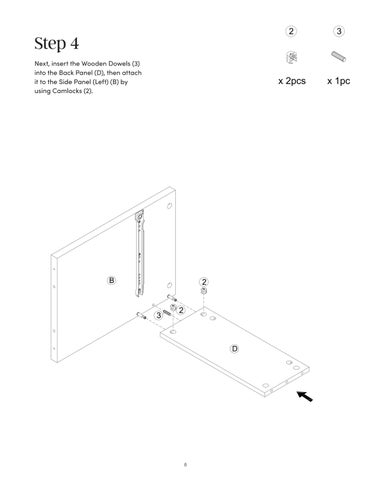 Paige 床头柜 Instruction Sheet 32750 第 8 页