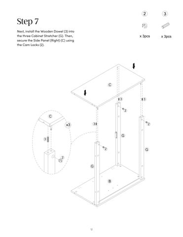 Paige 收纳 柜 Instruction Sheet 31260 第 12 页