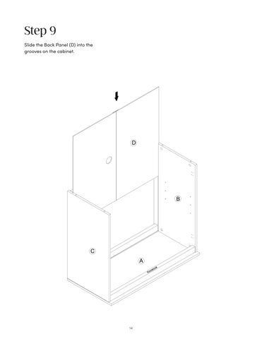 Paige 收纳 柜 Instruction Sheet 31260 第 14 页