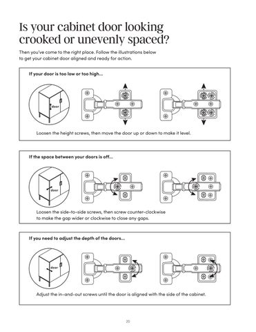 Paige 收纳 柜 Instruction Sheet 31260 第 20 页