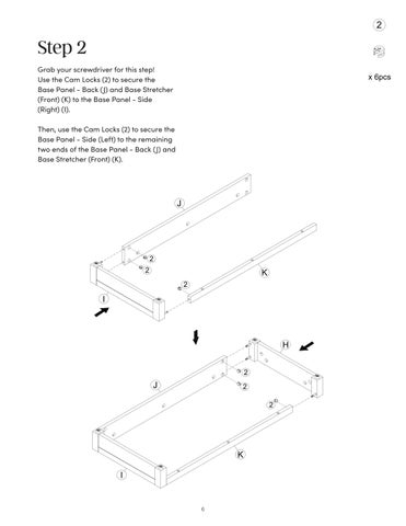 Paige 收纳 柜 Instruction Sheet 31260 第 6 页