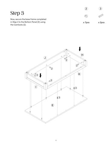 Paige 收纳 柜 Instruction Sheet 31260 第 8 页