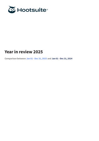 Year in Review Metrics 2025