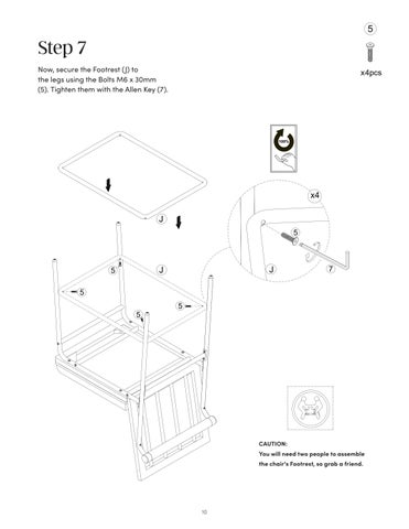 Irie Counter 凳 Instruction Sheet 28901 第 10 页