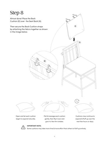 Irie Counter 凳 Instruction Sheet 28901 第 11 页