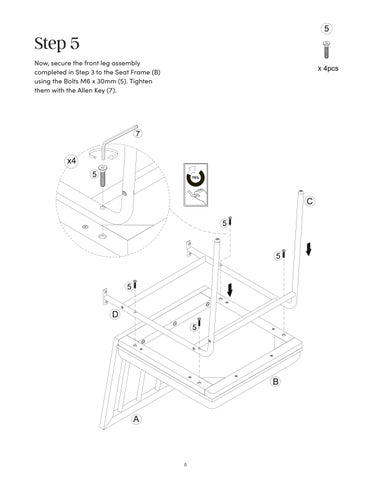 Irie Counter 凳 Instruction Sheet 28901 第 8 页