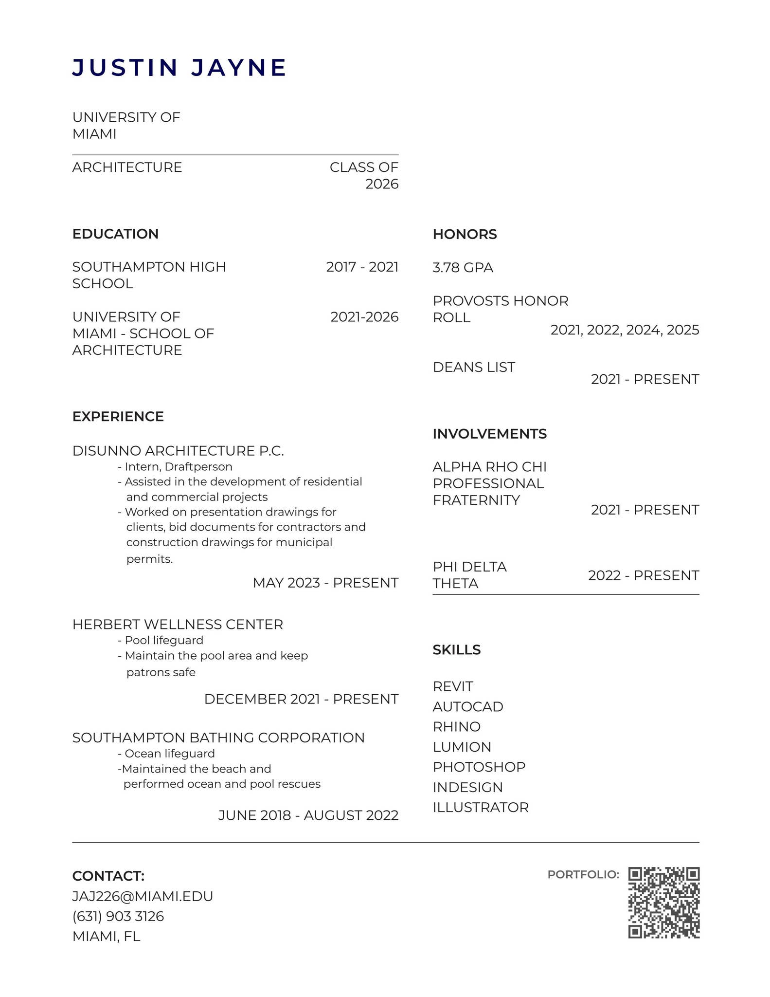 Justin Jayne Resume SS26 by justinjaynearch - Issuu