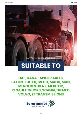 Truck Informator Martex - Kwartalnik 编号 .4. (58) styczeń-marzec 2026 第 17 页