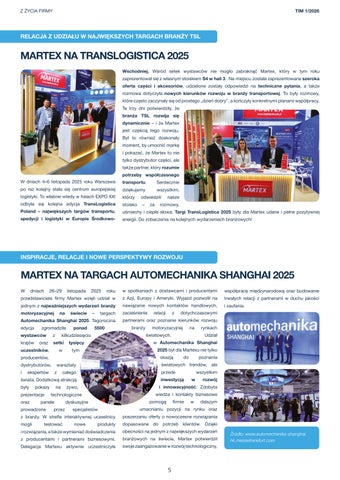 Truck Informator Martex - Kwartalnik 编号 .4. (58) styczeń-marzec 2026 第 5 页