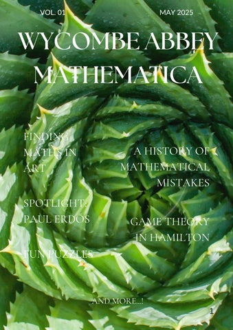 Wycombe Mathematica: May 2025