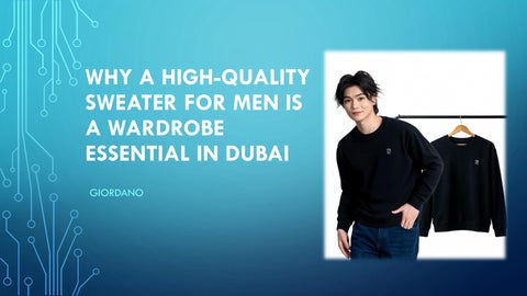 Smart Knits for Cool Dubai Evenings