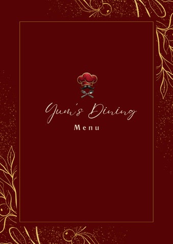 Yum's Dining Menu
