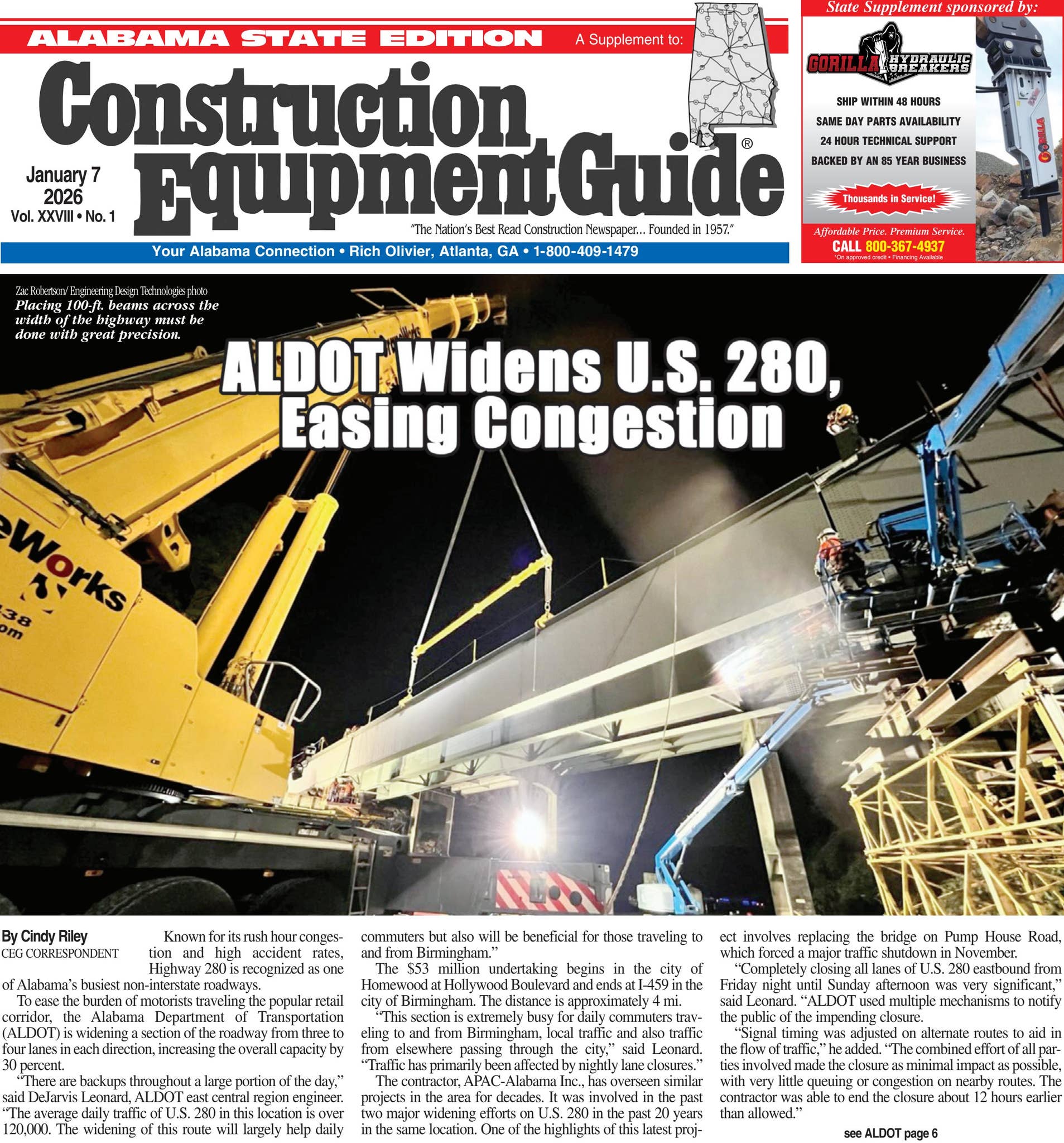 Alabama 1 January 7, 2026 by Construction Equipment Guide - Issuu