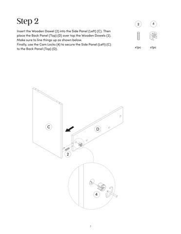 nathanjameshome 家具目录 · Keith 床头柜 Instruction Sheet 32620 第 7 页