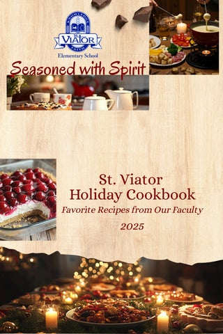 Seasoned with Spirit St. Viator's Holiday Cookbook 2025