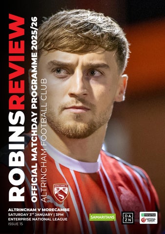 ALTRINCHAM V MORECAMBE | ROBINS REVIEW