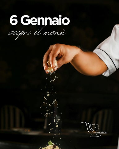 menu 6 gennaio