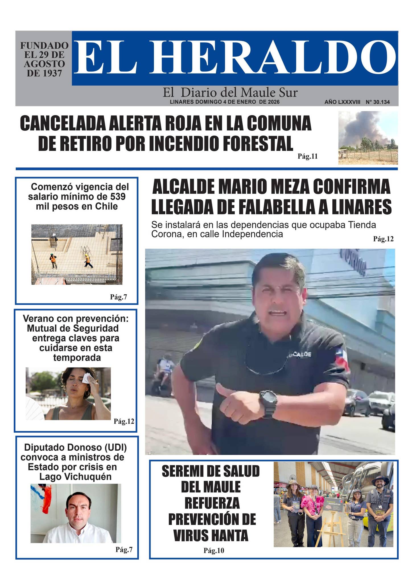 Domingo 04 de enero 2026