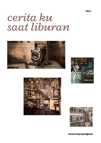 Brown & White Minimalist Magazine Page