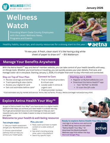 January Wellness Watch