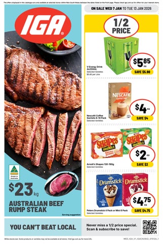 NSW - IGA Catalogue Plus (Mortdale, Paddington, North Sydney) 7.1.26 by ...