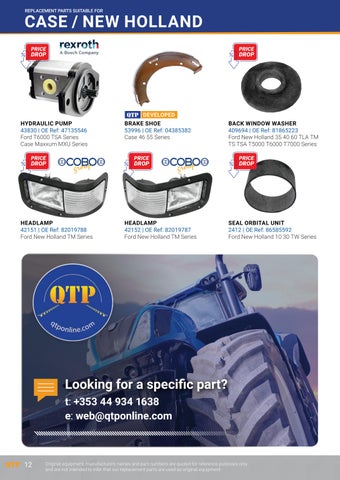 Quality Tractor Parts 灯饰目录 · QTP Product News - January 2026 第 12 页