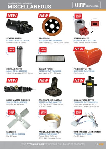 Quality Tractor Parts 灯饰目录 · QTP Product News - January 2026 第 15 页