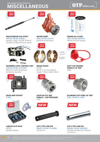 Quality Tractor Parts 灯饰目录 · QTP Product News - January 2026 第 16 页