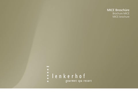 MICE-Broschüre Lenkerhof