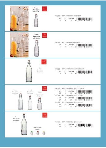 VETRO E CRISTALLO - BOTTIGLIE E CARAFFE 第 5 页