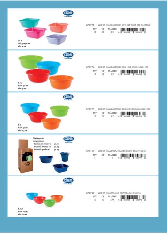 PLASTICA MULTIFUNZIONE - COORDINATI CASA E CUCINA 第 16 页