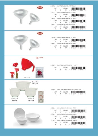 PLASTICA MULTIFUNZIONE - TAVOLA E CUCINA 第 20 页