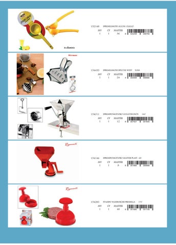 CASALINGO - ACCESSORI TAVOLA E CUCINA - AFFETTA, TRITA E SCHIACCIA 第 14 页